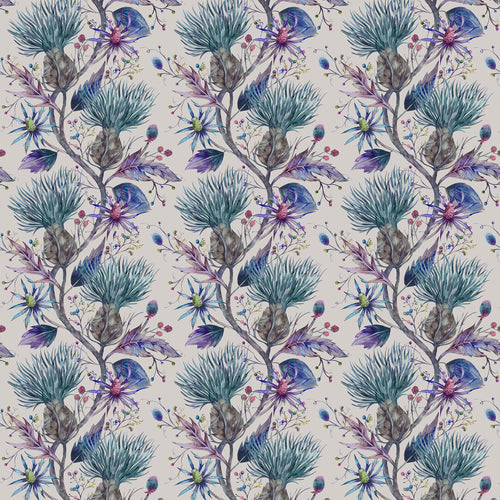 Floral Grey Wallpaper - Varys  1.4m Wide Width Wallpaper (By The Metre) Storm Voyage Maison