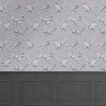 Voyage Maison Venatu 1.4m Wide Width Wallpaper in Charcoal