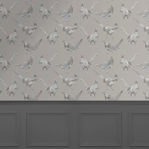 Animal Brown Wallpaper - Venatu  1.4m Wide Width Wallpaper (By The Metre) Sepia Voyage Maison