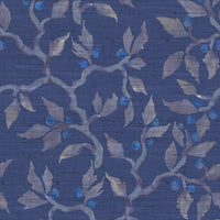  Samples - Vesper Printed Fabric Sample Swatch Sapphire Voyage Maison