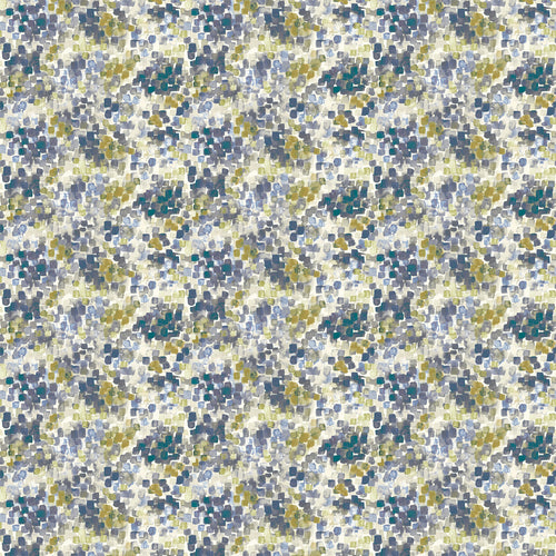 Voyage Maison Vicente Printed Satin Fabric Remnant in Bluebell