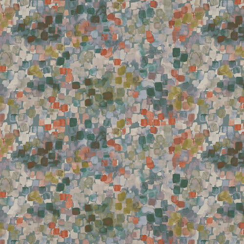 Samples - Vicente Printed Fabric Sample Swatch Lagoon Voyage Maison