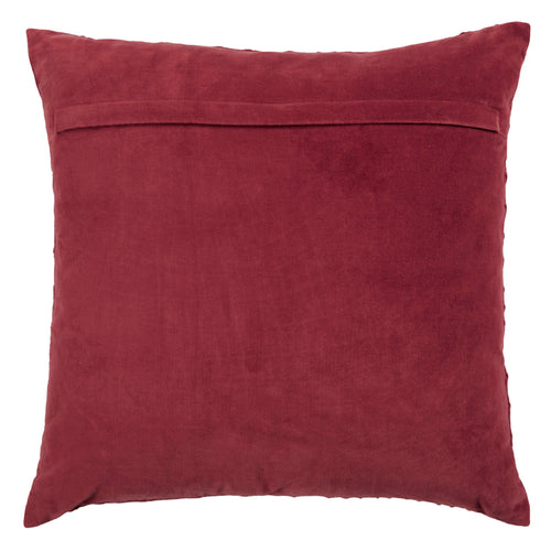 Additions Waterfall Embroidered Feather Cushion in Pomegranate