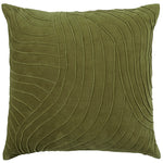 Additions Waterfall Embroidered Feather Cushion in Sage