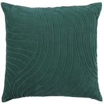 Additions Waterfall Embroidered Feather Cushion in Teal