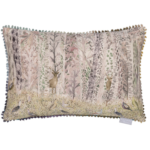 Voyage Maison Whimsical Tale Printed Feather Cushion in Willow
