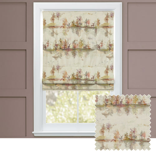 Voyage Maison Wilderness Printed Cotton Made to Measure Roman Blinds in Default