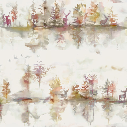  Samples - Wilderness  Wallpaper Sample Plum Voyage Maison