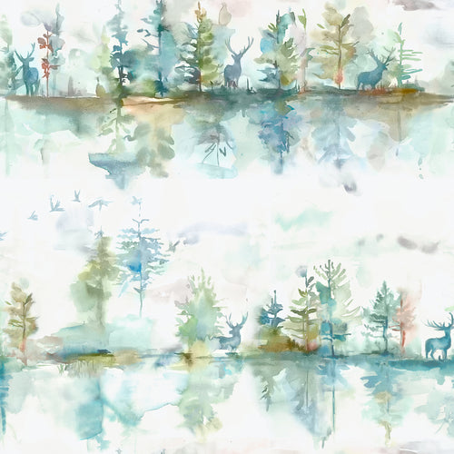 Samples - Wilderness  Wallpaper Sample Topaz Voyage Maison