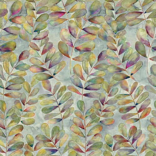 Floral Green Fabric - Willowsmere Printed Cotton Fabric (By The Metre) Rose Voyage Maison