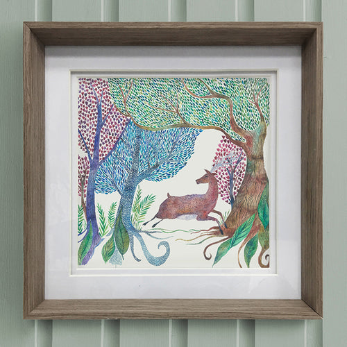 Animal Multi Wall Art - Willow Woods  Framed Print Nut Voyage Maison