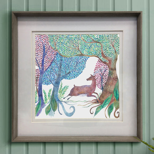 Animal Multi Wall Art - Willow Woods  Framed Print Nut Voyage Maison