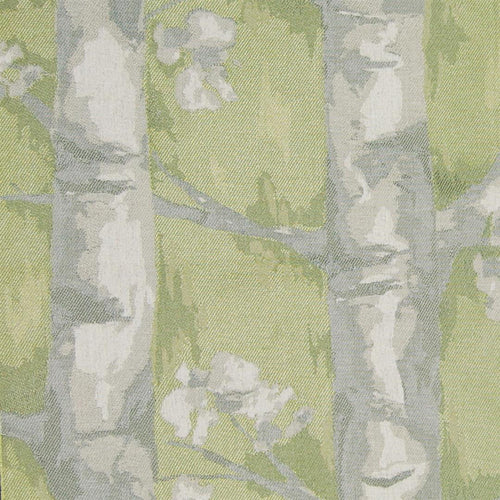 Floral Green Fabric - Windermere Woven Jacquard Fabric (By The Metre) Corriander Voyage Maison