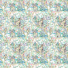 Winlater Printed Cotton Fabric (By The Metre) Teal