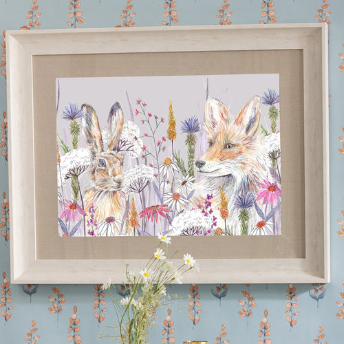 Animal Pink Wall Art - Winnie and Harley Blossom Framed Print Birch Voyage Maison