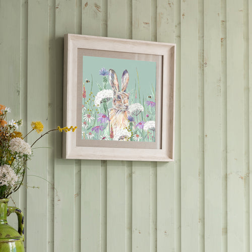 Animal Green Wall Art - Winnie Verde Framed Print Birch Voyage Maison