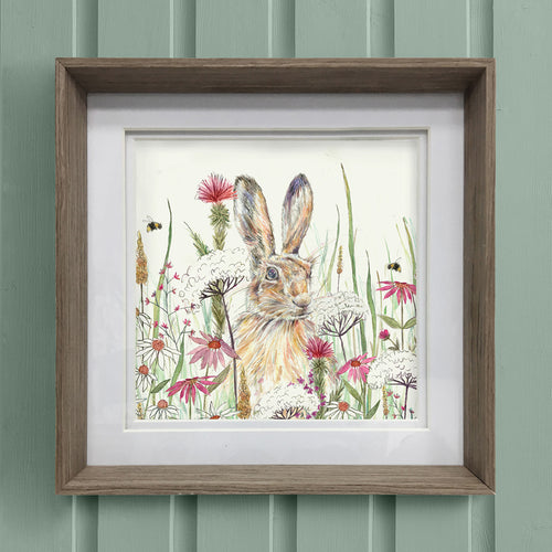 Animal Pink Wall Art - Winnie  Framed Print Nut Voyage Maison