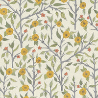  Samples - Yamuna Printed Fabric Sample Swatch Sunflower Voyage Maison