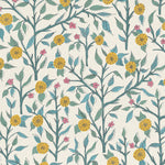 Yamuna Printed Cotton Fabric (By The Metre) Teal